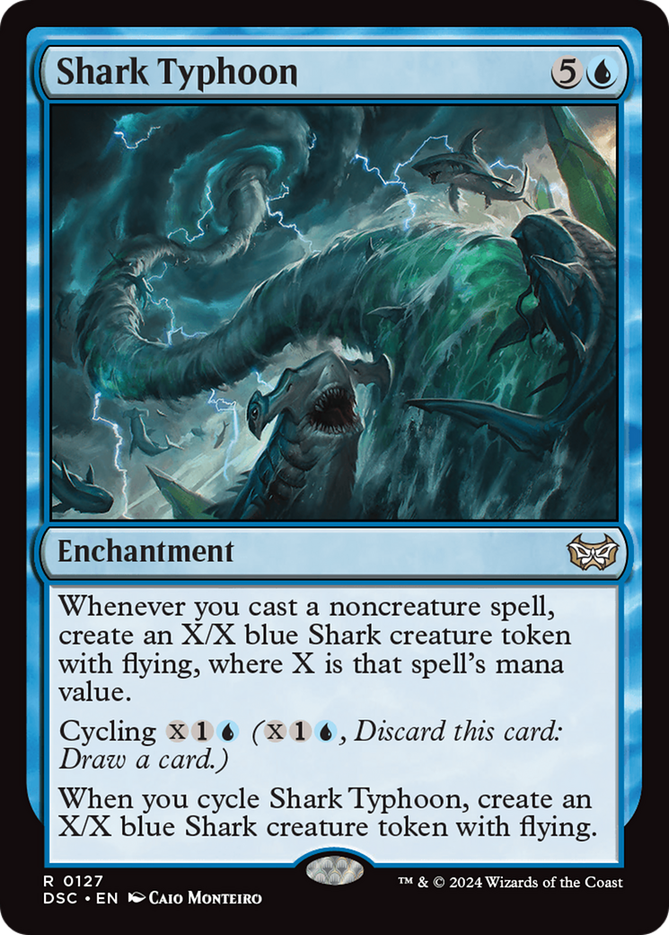 Shark Typhoon [Duskmourn: House of Horror Commander] | Spectrum Games