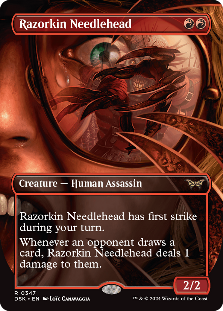 Razorkin Needlehead (Borderless) [Duskmourn: House of Horror] | Spectrum Games