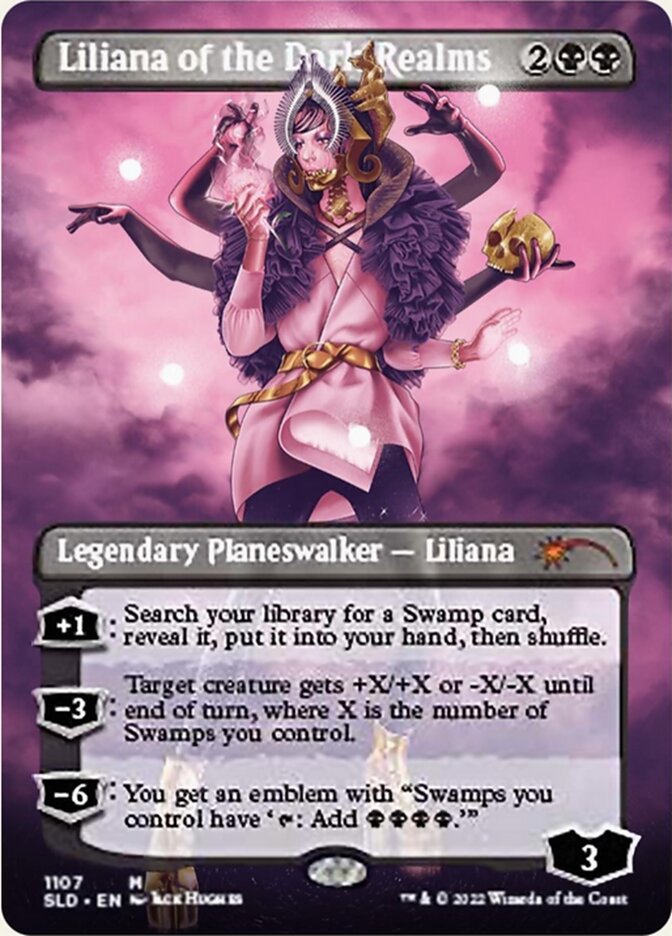 Liliana of the Dark Realms (Borderless) [Secret Lair Drop Series] | Spectrum Games