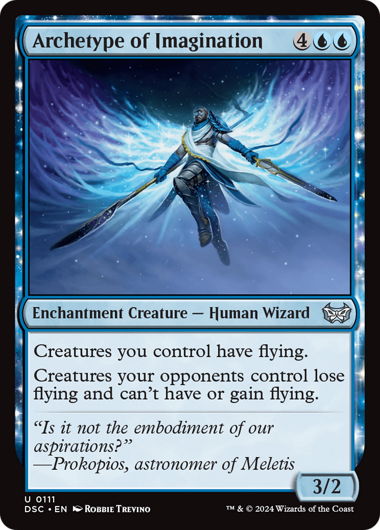 Archetype of Imagination [Duskmourn: House of Horror Commander] | Spectrum Games