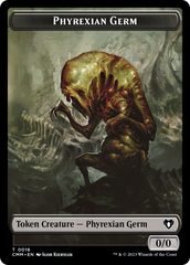 Elemental (0024) // Phyrexian Germ Double-Sided Token [Commander Masters Tokens] | Spectrum Games