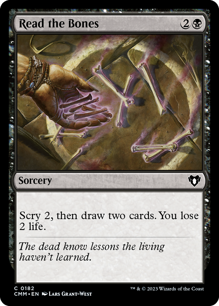 Read the Bones [Commander Masters] | Spectrum Games