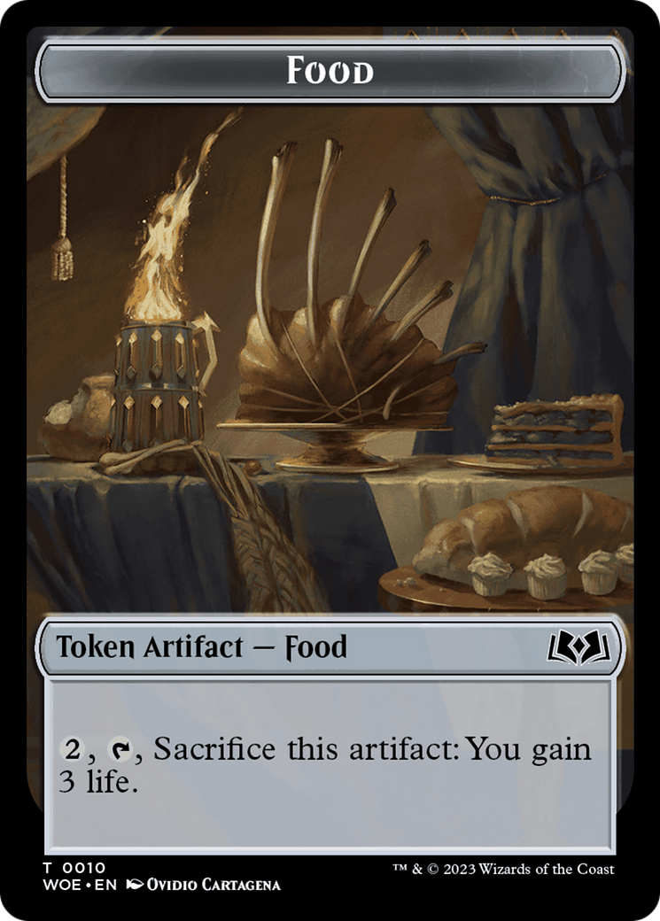 Food (0010) Token [Wilds of Eldraine Tokens] | Spectrum Games