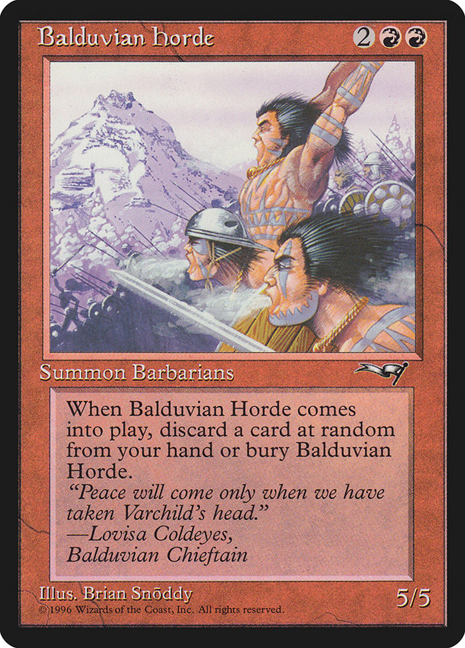 Balduvian Horde [Alliances] | Spectrum Games