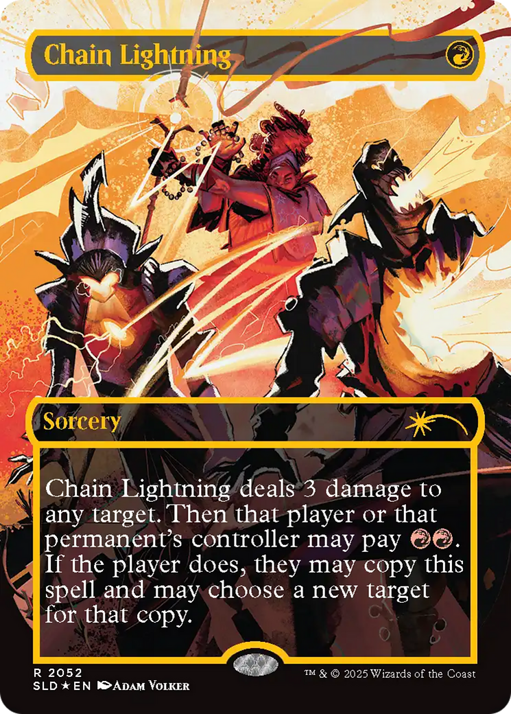 Chain Lightning (2047) (Raised Foil) [Secret Lair Drop Series] | Spectrum Games