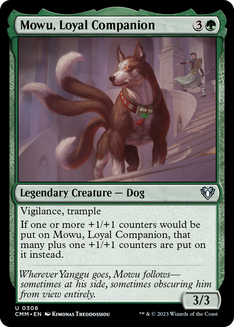 Mowu, Loyal Companion [Commander Masters] | Spectrum Games