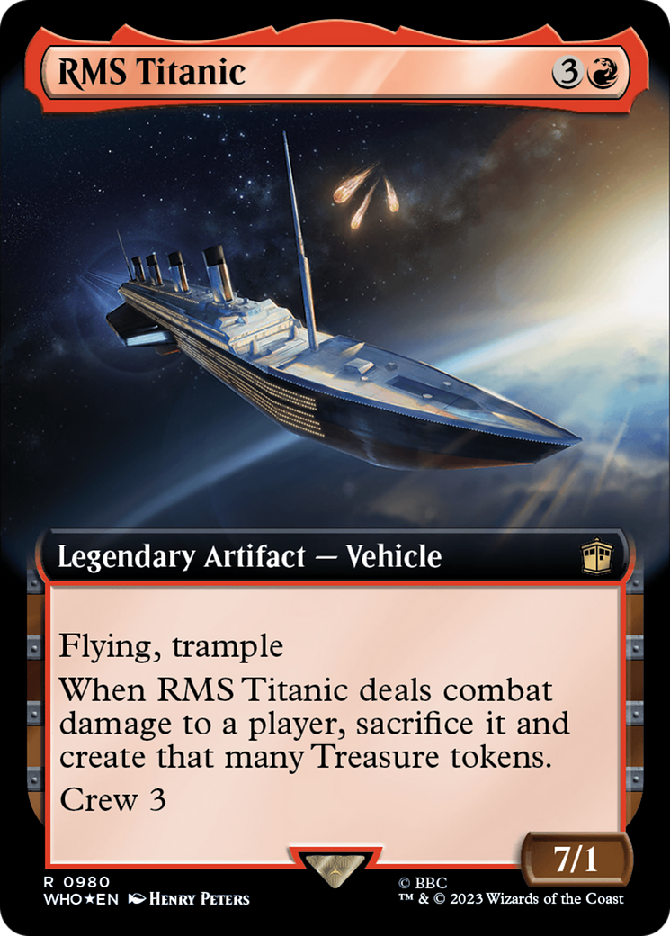 RMS Titanic (Extended Art) (Surge Foil) [Doctor Who] | Spectrum Games