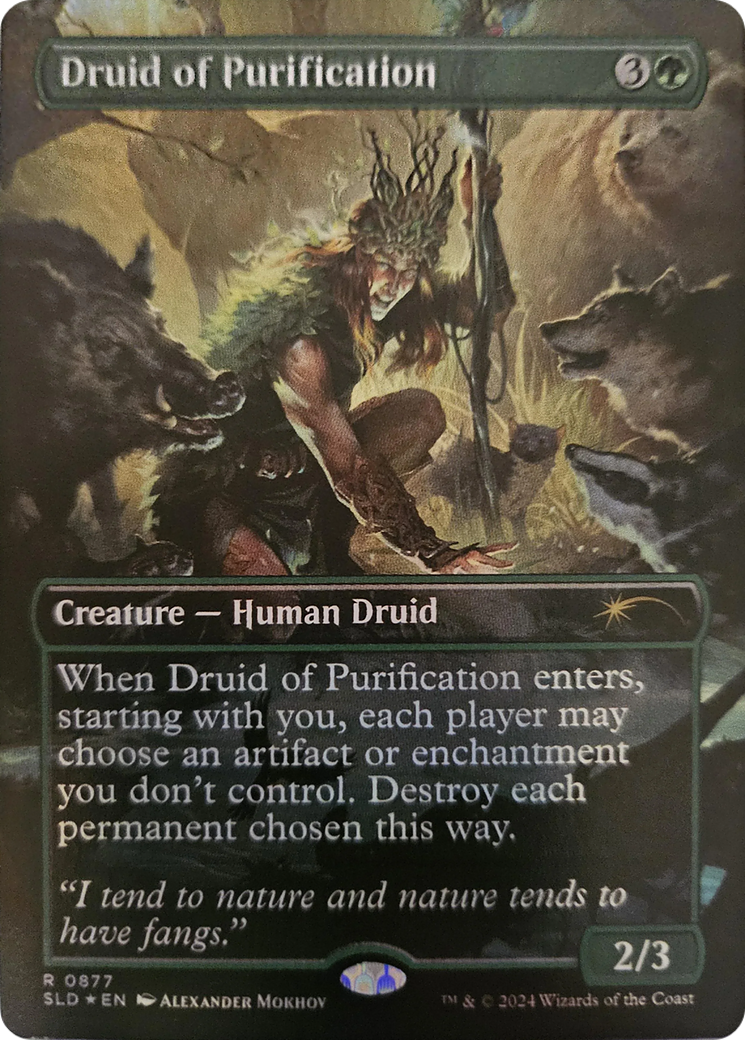 Druid of Purification (Rainbow Foil) [Secret Lair Drop Series] | Spectrum Games