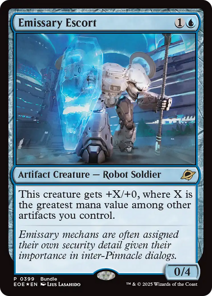 Emissary Escort [Edge of Eternities Prerelease Promos] | Spectrum Games