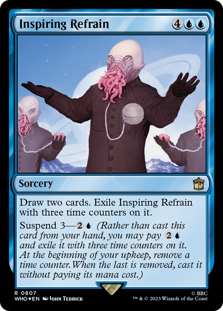 Inspiring Refrain (Surge Foil) [Doctor Who] | Spectrum Games