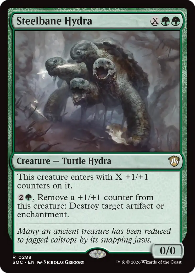Steelbane Hydra [Secrets of Strixhaven Commander] | Spectrum Games