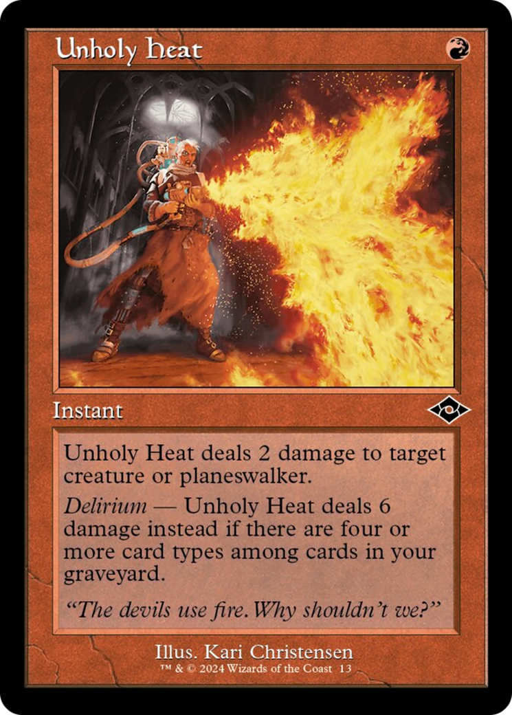 Unholy Heat (Retro) [Modern Horizons 2] | Spectrum Games