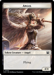 Eldrazi // Angel (4) Double-Sided Token [March of the Machine Commander Tokens] | Spectrum Games