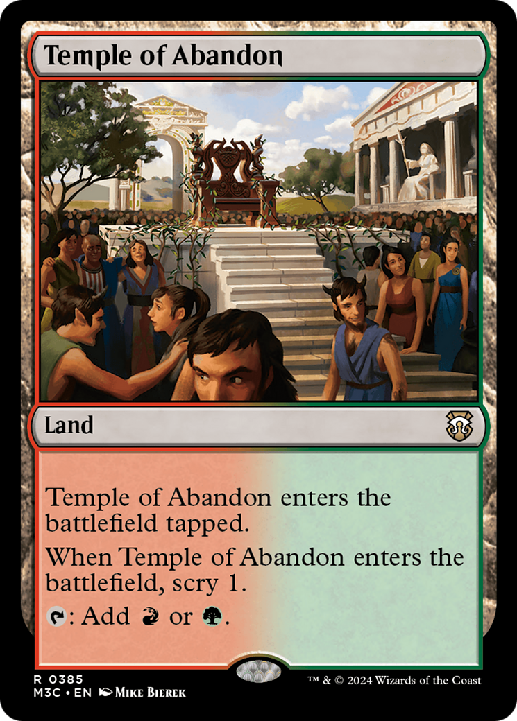 Temple of Abandon [Modern Horizons 3 Commander] | Spectrum Games