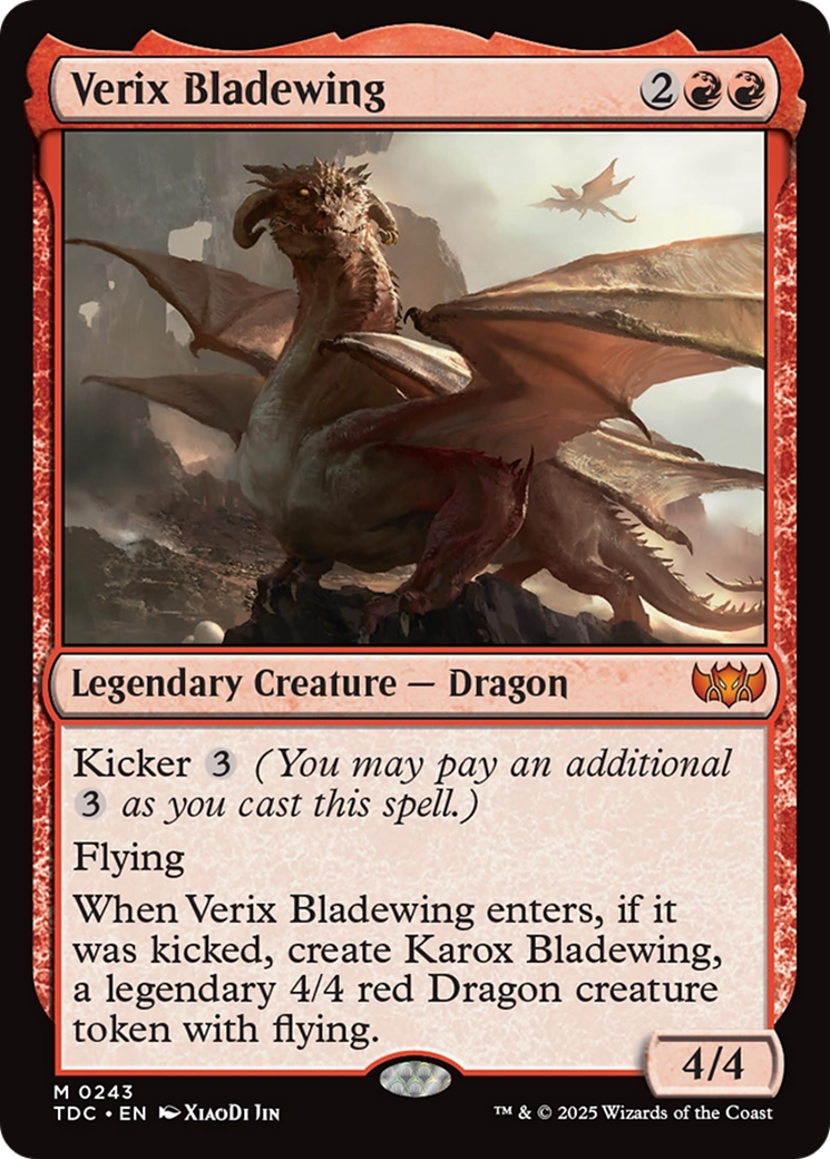 Verix Bladewing [Tarkir: Dragonstorm Commander] | Spectrum Games