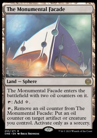 The Monumental Facade (Promo Pack) [Phyrexia: All Will Be One Promos] | Spectrum Games
