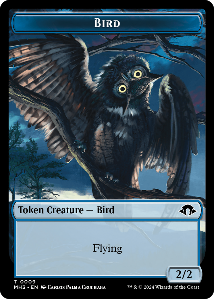 Servo // Bird Double-Sided Token [Modern Horizons 3 Tokens] | Spectrum Games