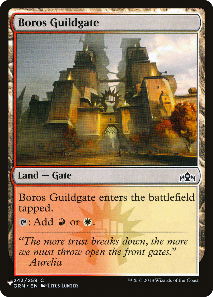 Boros Guildgate [The List] | Spectrum Games