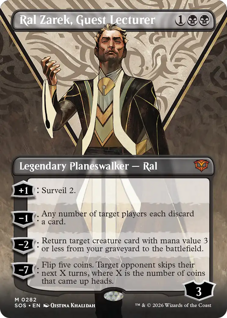 Ral Zarek, Guest Lecturer (Borderless) [Secrets of Strixhaven] | Spectrum Games