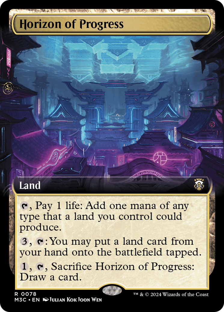 Horizon of Progress (Extended Art) [Modern Horizons 3 Commander] | Spectrum Games