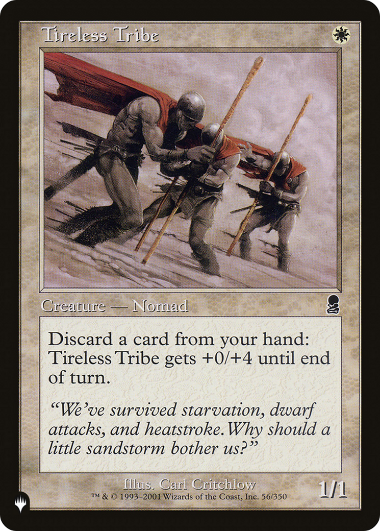 Tireless Tribe [The List Reprints] | Spectrum Games