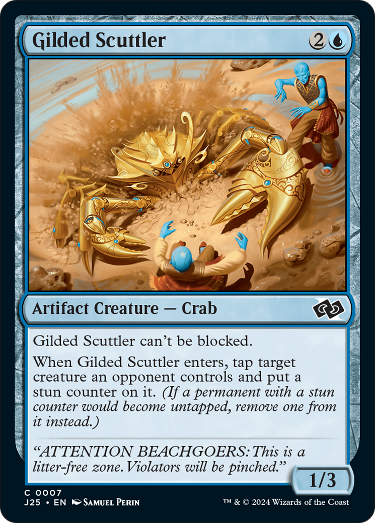 Gilded Scuttler [Foundations Jumpstart] | Spectrum Games