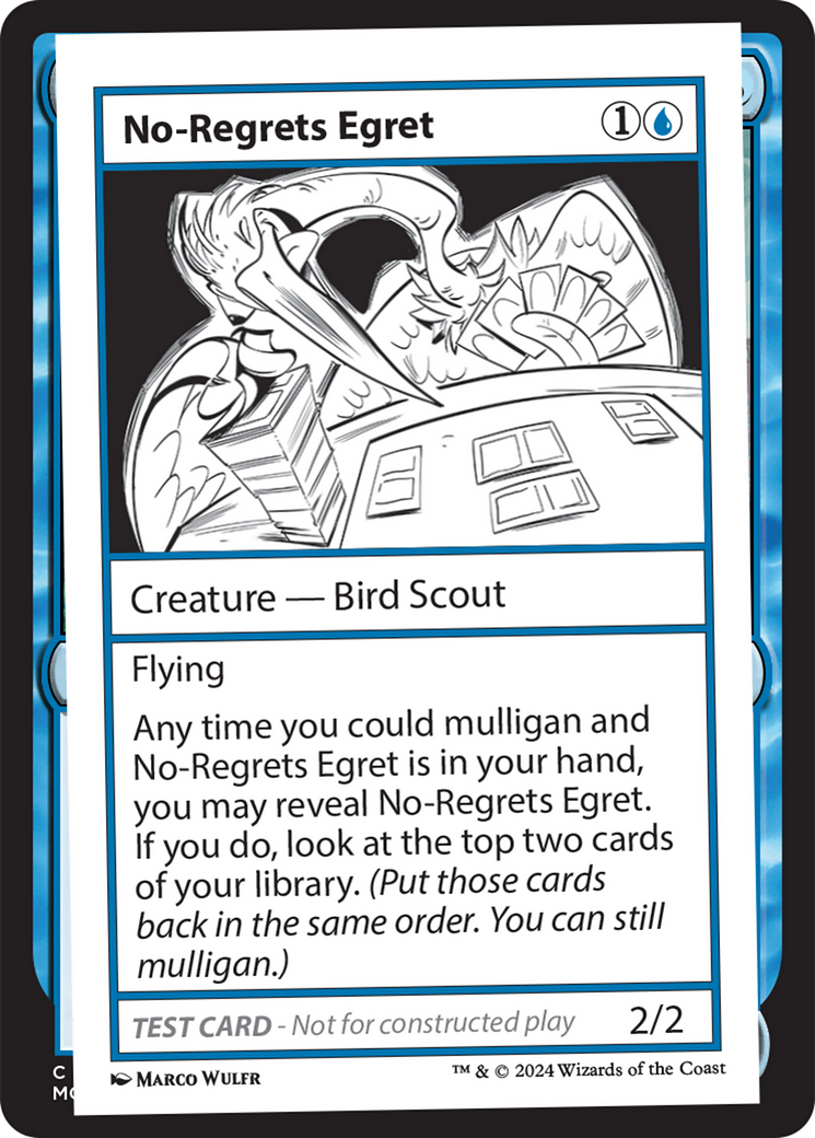 No-Regrets Egret [Mystery Booster 2 Playtest Cards] | Spectrum Games