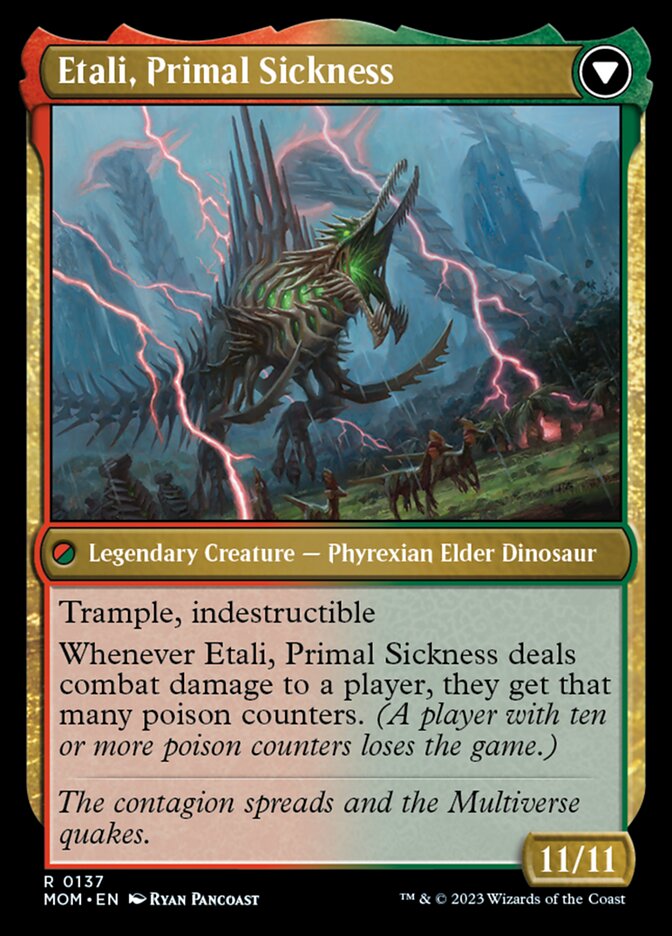 Etali, Primal Conqueror // Etali, Primal Sickness [March of the Machine] | Spectrum Games