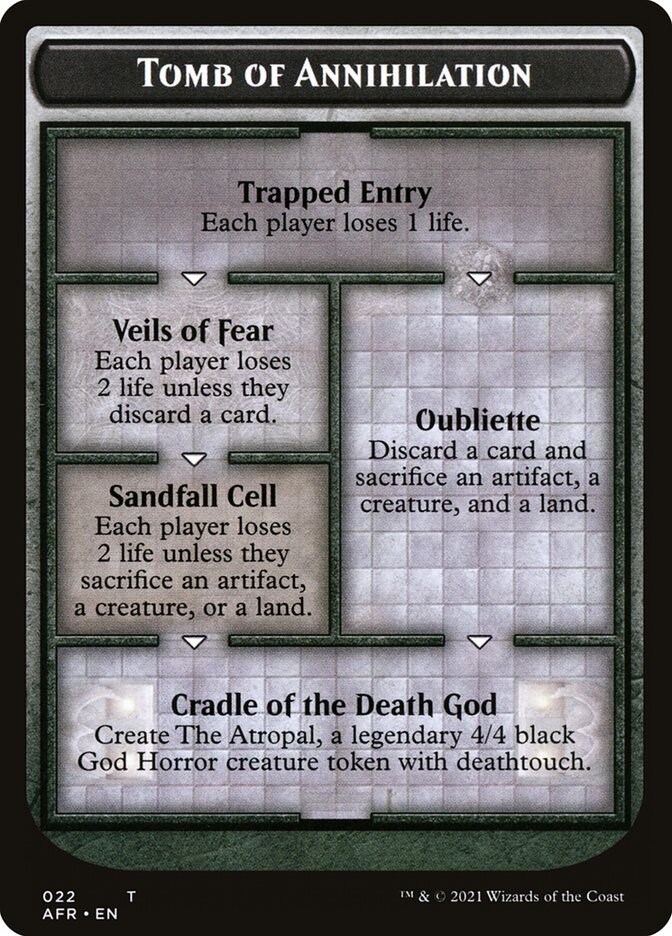 Dungeon of the Mad Mage // Tomb of Annihilation Double-Sided Token [Dungeons & Dragons: Adventures in the Forgotten Realms Tokens] | Spectrum Games