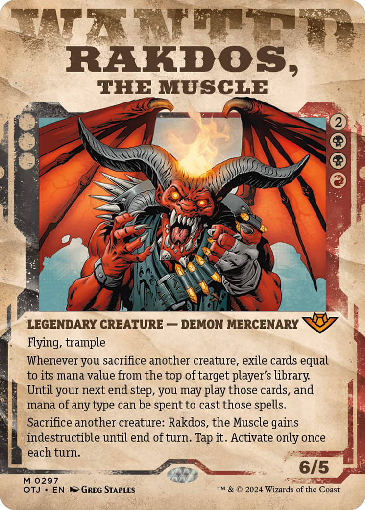 Rakdos, the Muscle (Showcase) [Outlaws of Thunder Junction] | Spectrum Games