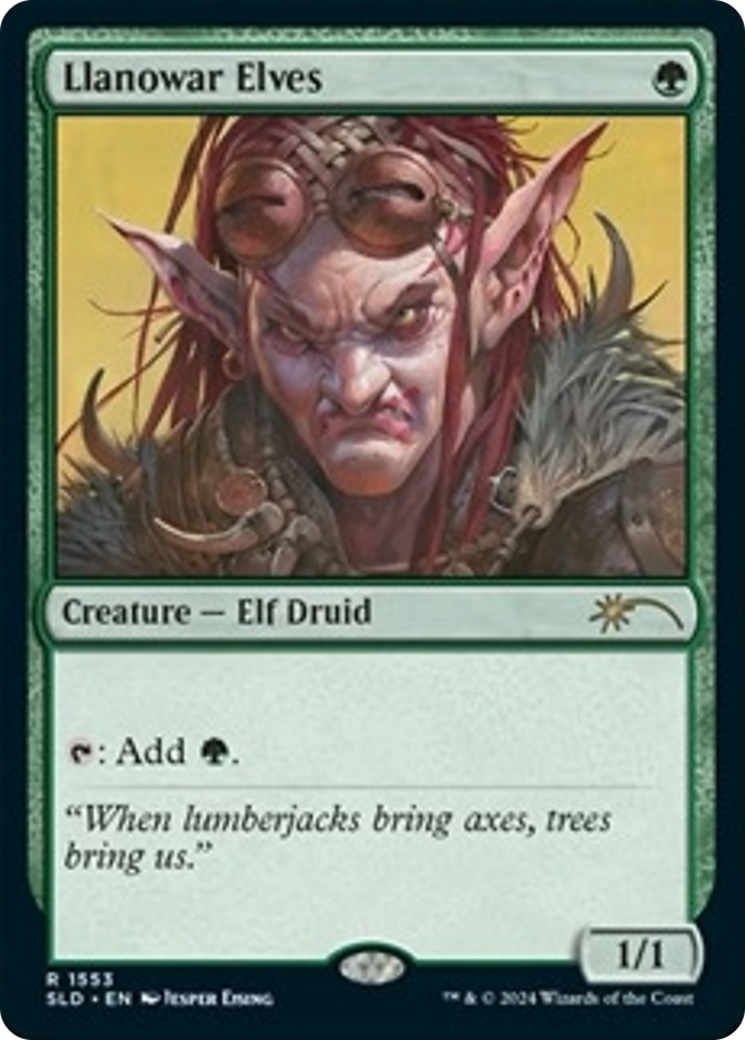 Llanowar Elves (1553) [Secret Lair Drop Series] | Spectrum Games