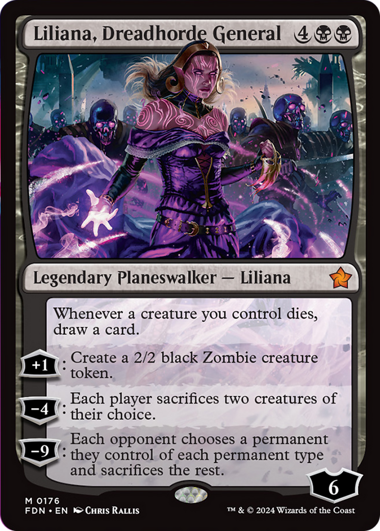 Liliana, Dreadhorde General [Foundations] | Spectrum Games