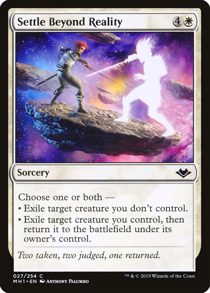 Settle Beyond Reality [Modern Horizons] | Spectrum Games