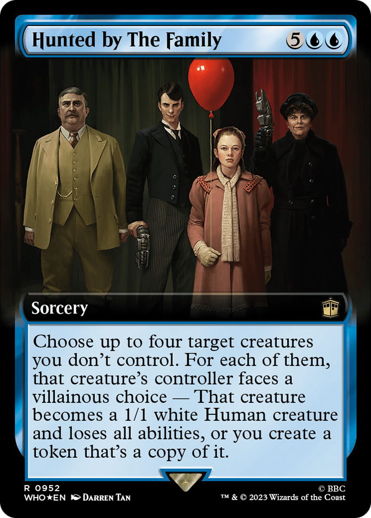 Hunted by The Family (Extended Art) (Surge Foil) [Doctor Who] | Spectrum Games