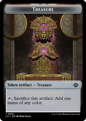 Treasure (0018) // Golem Double-Sided Token [The Lost Caverns of Ixalan Tokens] | Spectrum Games