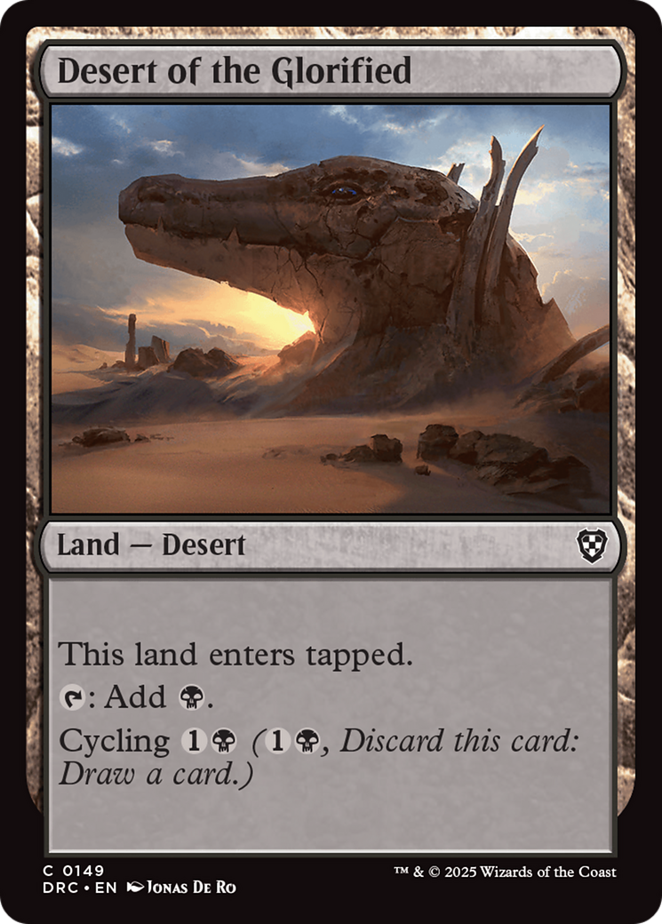 Desert of the Glorified [Aetherdrift Commander] | Spectrum Games