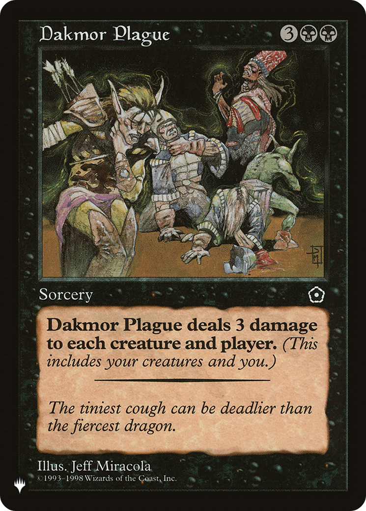 Dakmor Plague [The List] | Spectrum Games