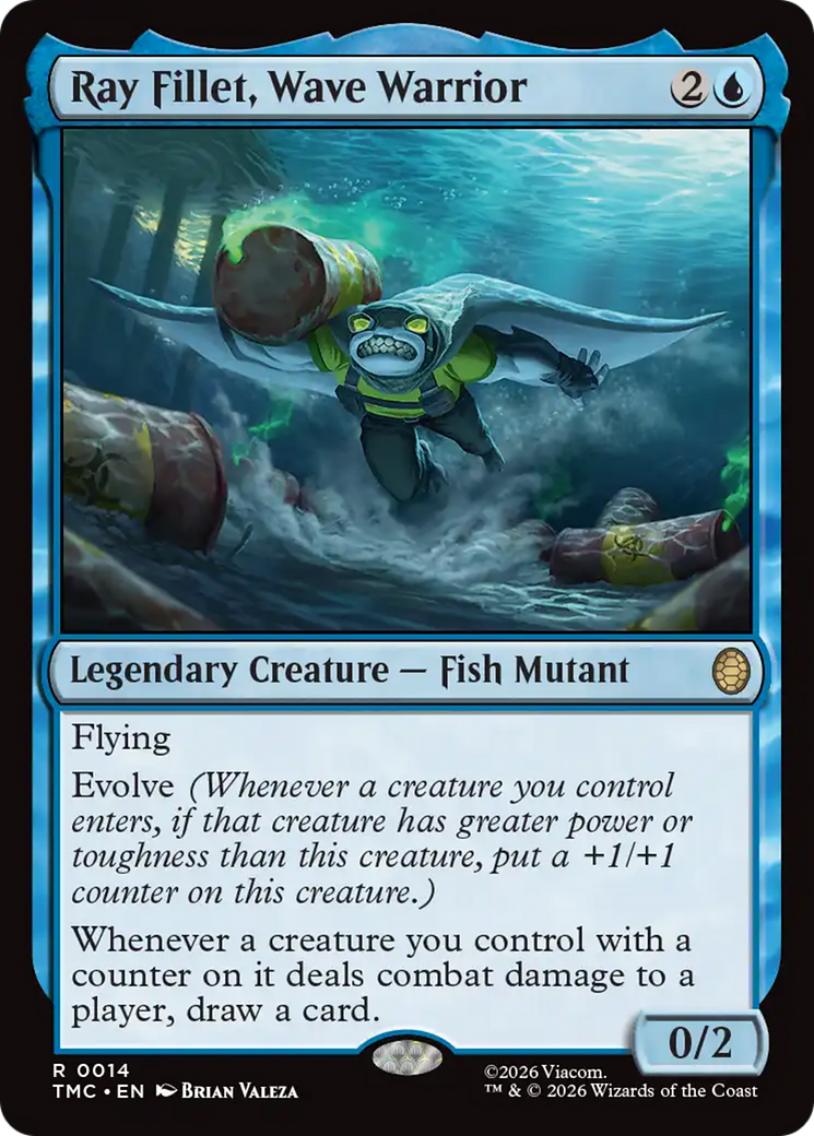 Ray Fillet, Wave Warrior [Teenage Mutant Ninja Turtles Commander] | Spectrum Games