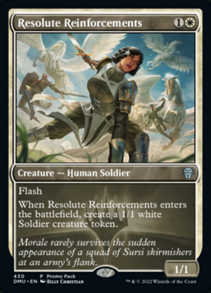 Resolute Reinforcements (Promo Pack) [Dominaria United Promos] | Spectrum Games