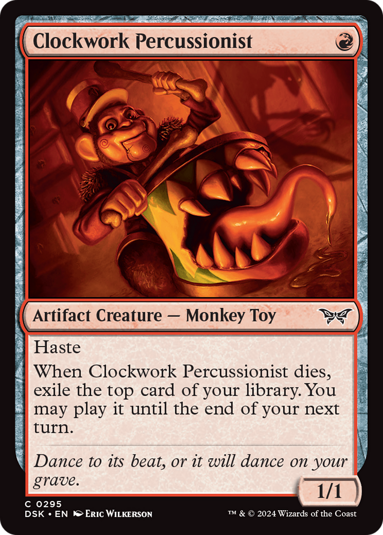 Clockwork Percussionist (0295) [Duskmourn: House of Horror] | Spectrum Games