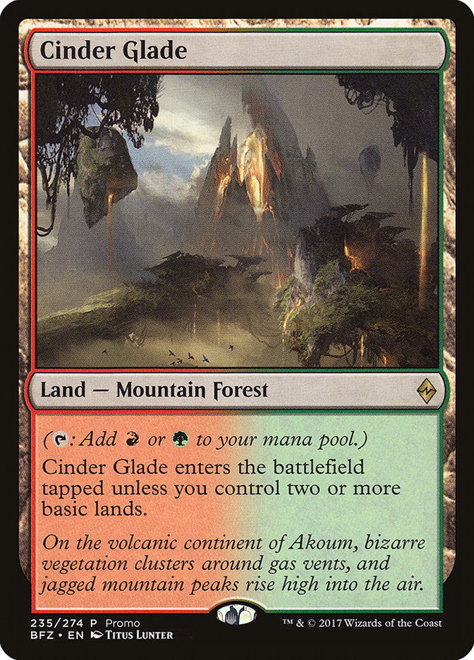 Cinder Glade (Promo) [Standard Showdown Promos] | Spectrum Games