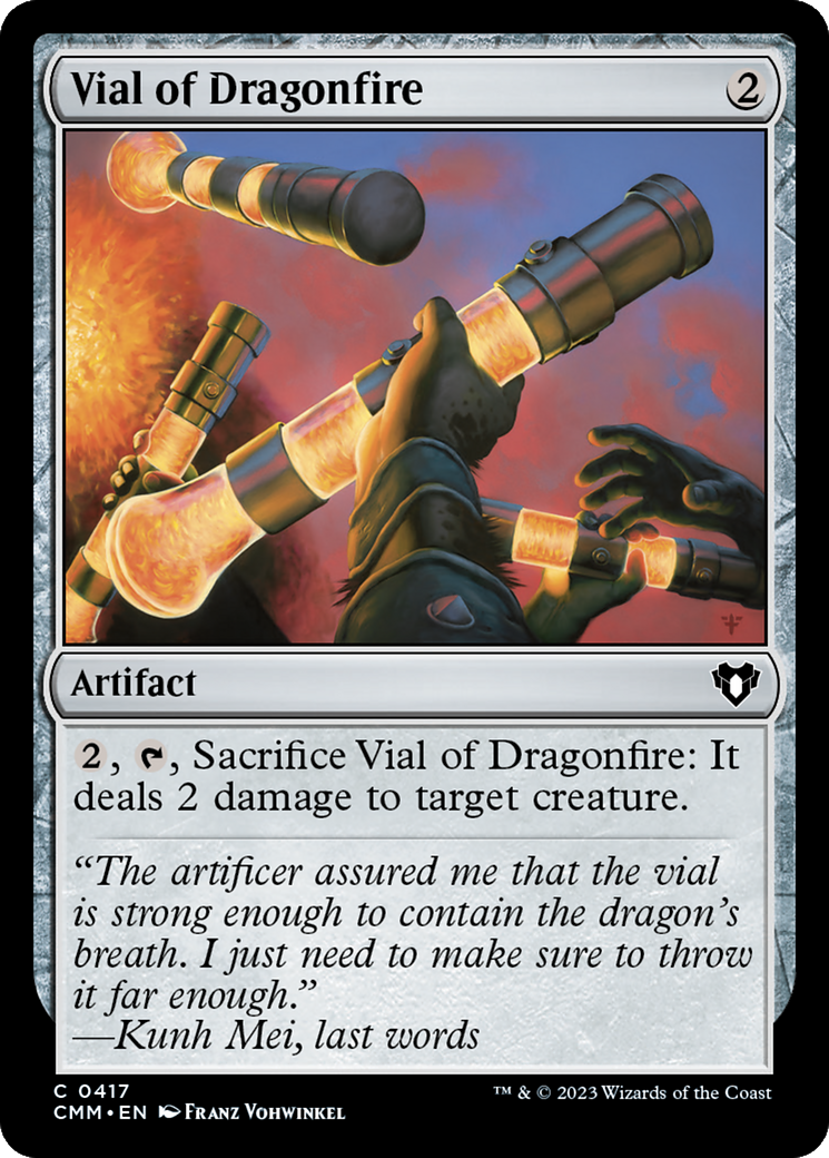 Vial of Dragonfire [Commander Masters] | Spectrum Games