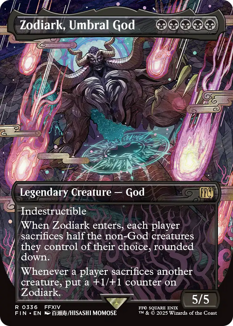 Zodiark, Umbral God (Borderless) [FINAL FANTASY] | Spectrum Games