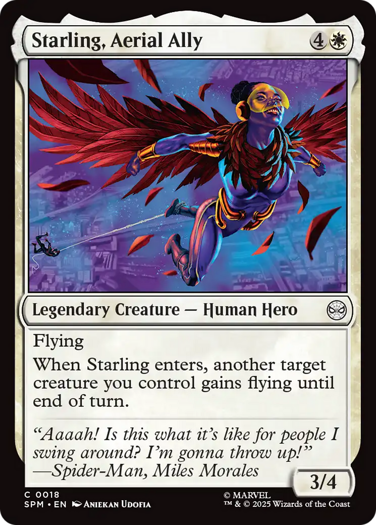 Starling, Aerial Ally [Marvel's Spider-Man] | Spectrum Games