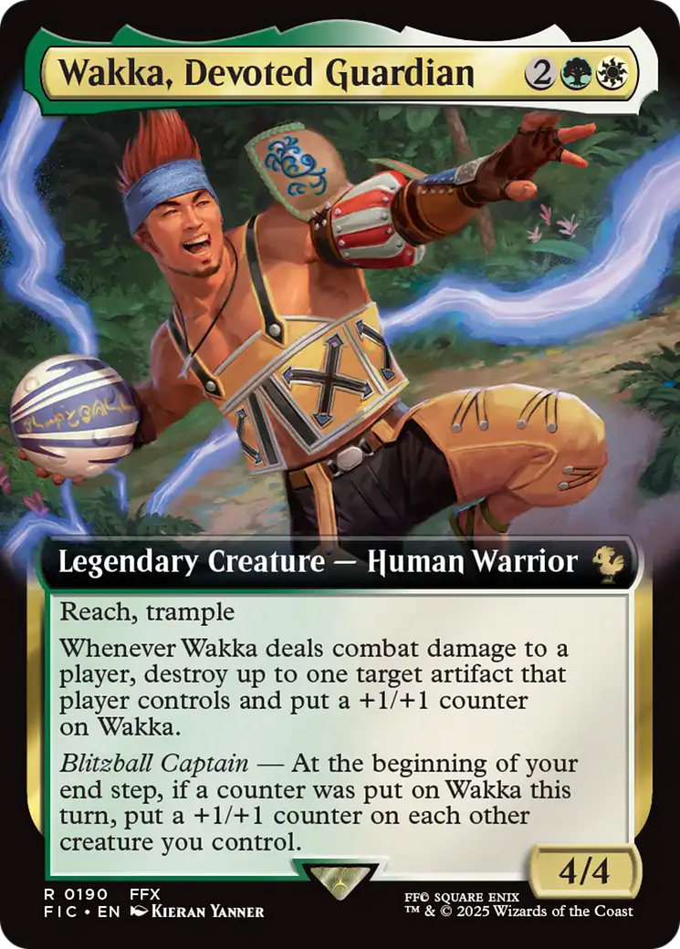 Wakka, Devoted Guardian (Extended Art) [FINAL FANTASY Commander] | Spectrum Games