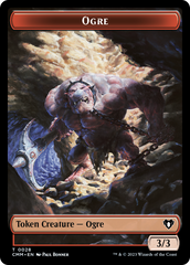 Treasure // Ogre Double-Sided Token [Commander Masters Tokens] | Spectrum Games