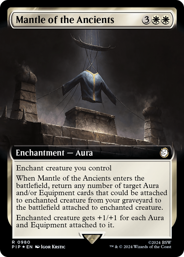 Mantle of the Ancients (Extended Art) (Surge Foil) [Fallout] | Spectrum Games