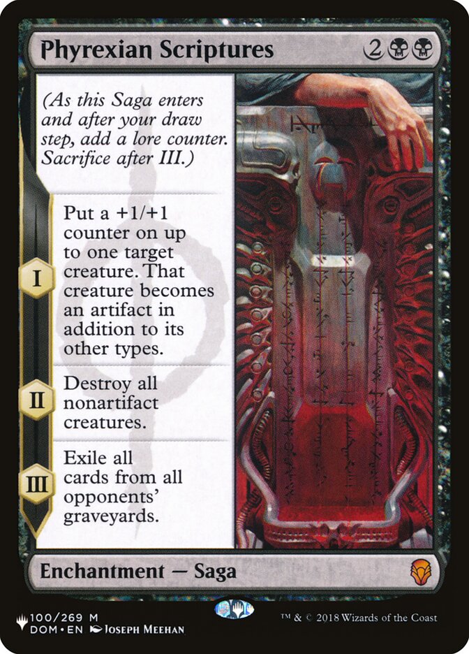 Phyrexian Scriptures [The List] | Spectrum Games