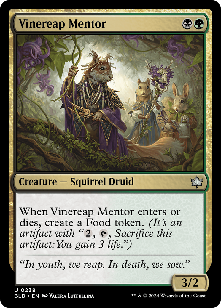 Vinereap Mentor [Bloomburrow] | Spectrum Games