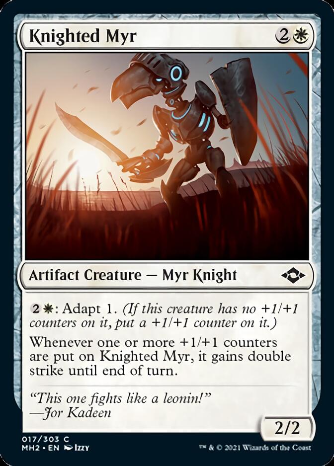 Knighted Myr [Modern Horizons 2] | Spectrum Games